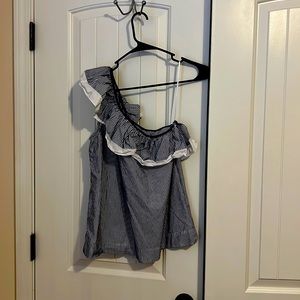 One shoulder, summer shirt from j crew. Never worn, brand new!